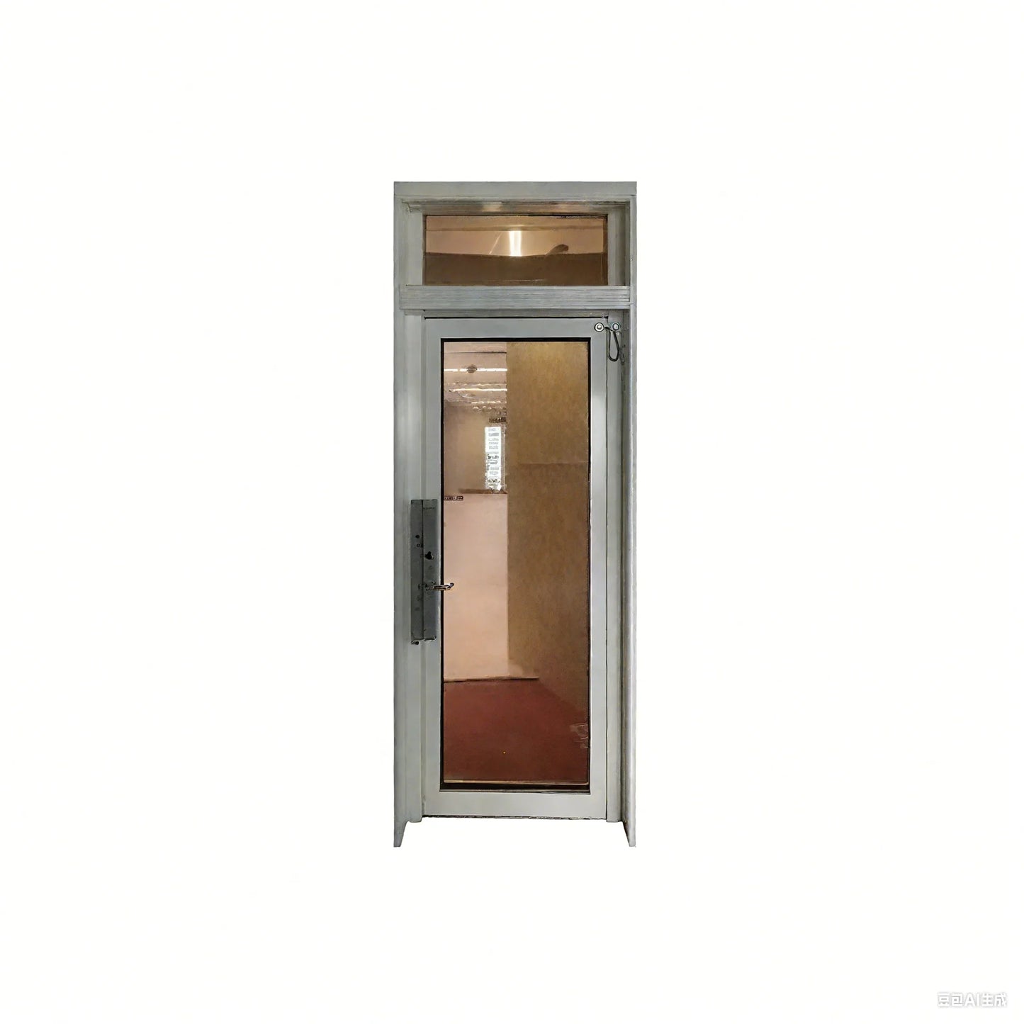 Hong Kong stainless steel gates, fire and burglar-proof models, custom sizes and on-site measurement services, stainless steel fire and smoke resistant glass doors